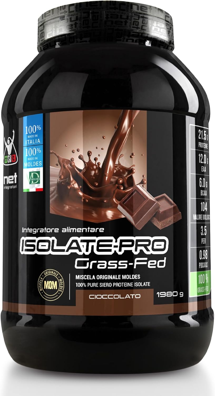 NET - PROTEINE ISOLATE PRO GRASS-FED , CIOCCOLATO 700GR